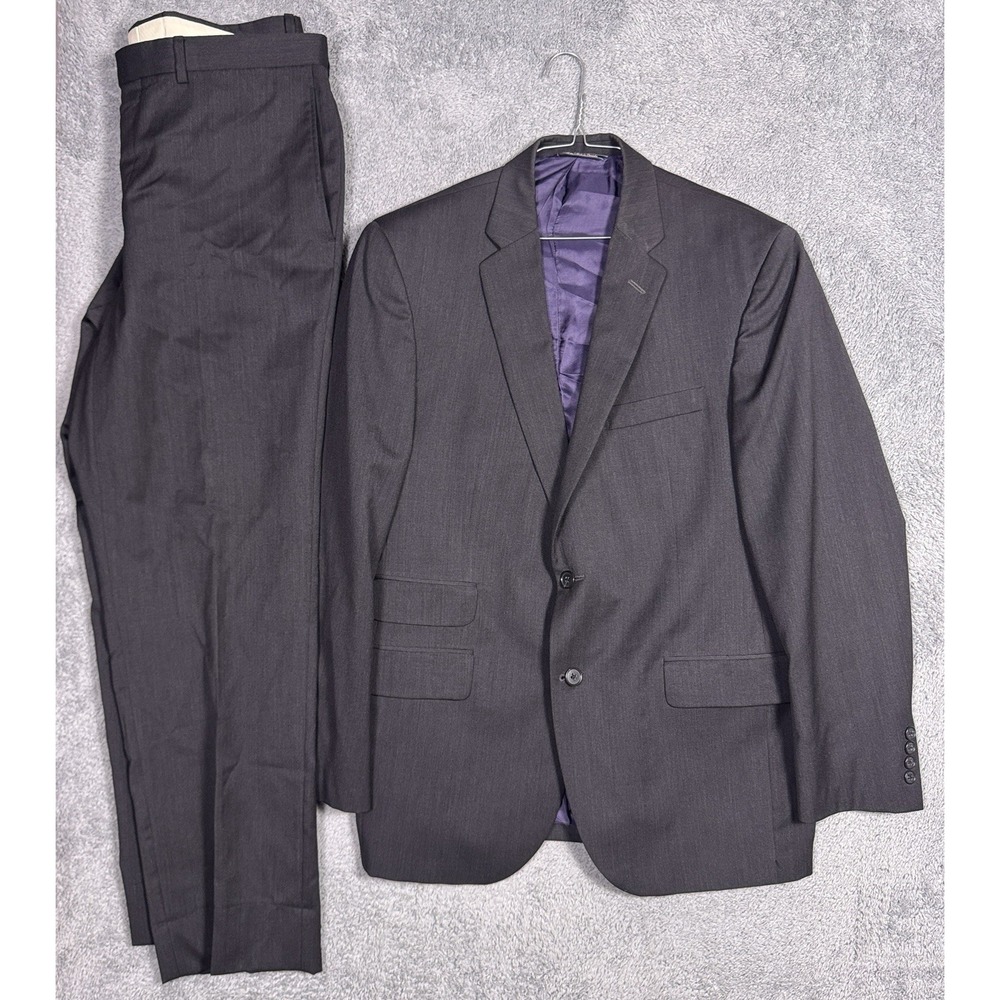 Jack Victor Suit Men's 42R 36x30 2 Piece Jacket Slacks Ned CT Wool Set